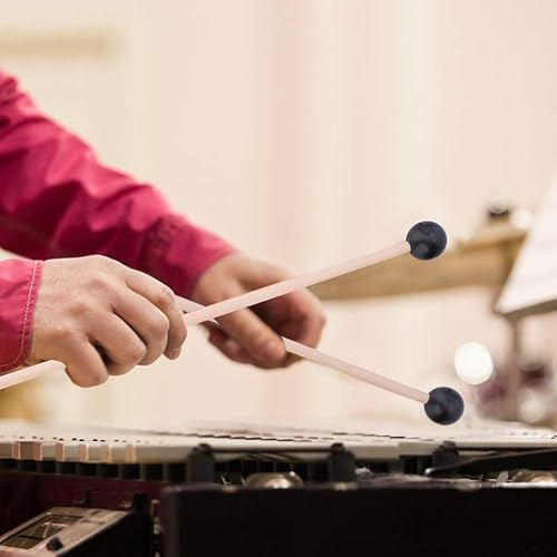 Miniatura 2 de Marimba Mallets, Teclado Suave Mango De Madera De Goma Mallets Instrumento Accesorio De Percusión