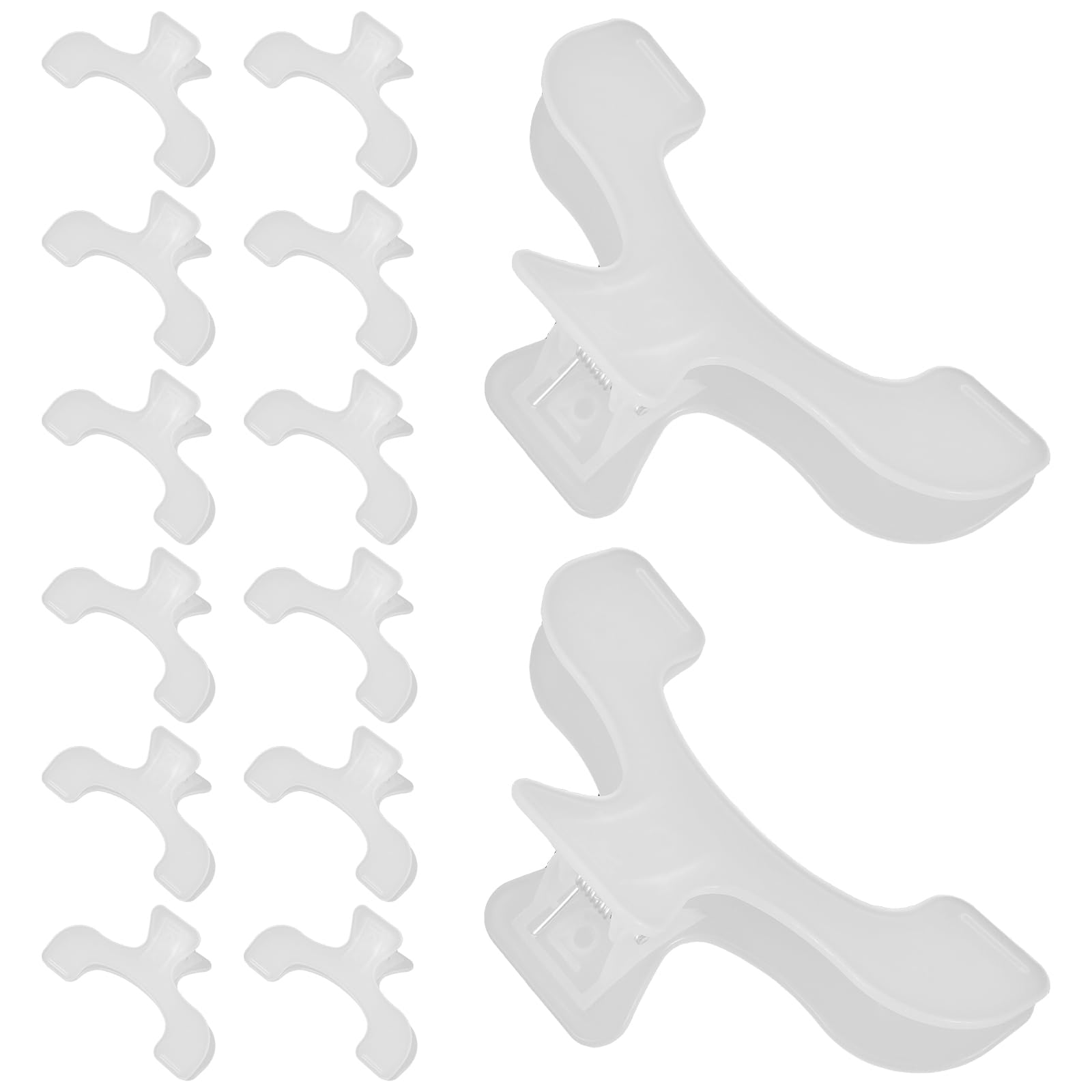 Clip per Libri Trasparenti 35 Pezzi Foderina Protettiva per Libri Scolastici e Documenti, Accessori per Studio e Apprendimento