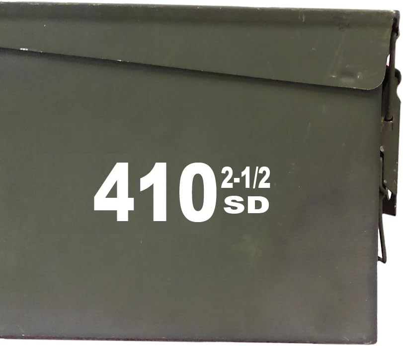 FGD .410 2.5" Sd Ammo Box Decals Sticker Labels Two 5.5"x 1.5" One 3.25"x0.75" (Labels Only Ammo Box NOT Included)