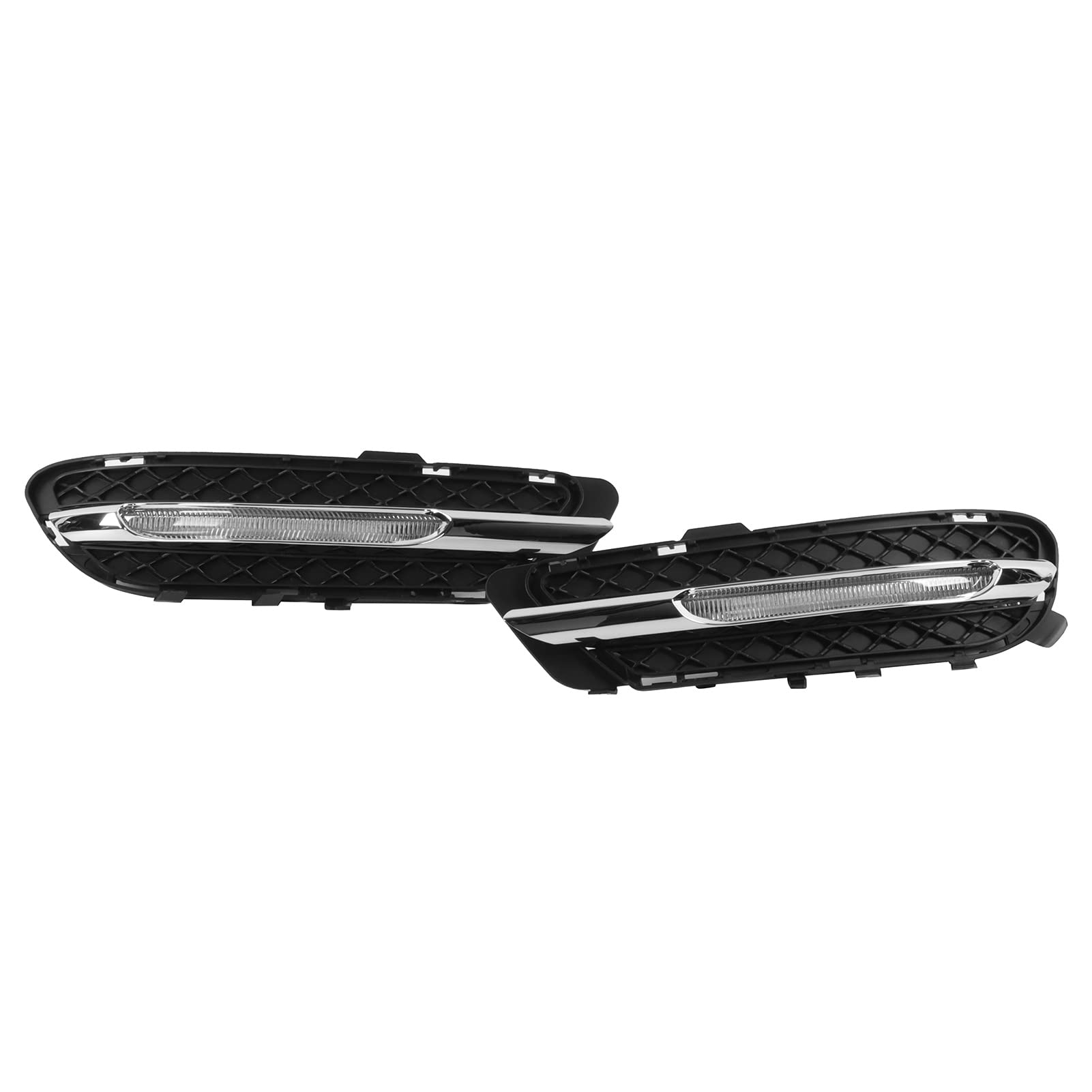 Sostituzione fendinebbia, fendinebbia, 2 pezzi coppia fendinebbia luci di marcia diurna 2128851574 sostituzione adatta per Mercedes‑Benz W212 E250 E300 E350