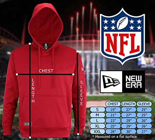 New Era NFL Men's Scoreboard Pullover Performance Hoodie, Pro Football Fleece Hoodie, Las Vegas Raiders, Large - Image 7