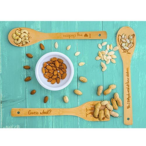 Rooster-Wooden-Cooking-Spoons-Set-of-5Rooster-GiftChicken-Lovers-GiftsRooster-Kitchen-DecorBamboo-Cooking-Spoons-Farmhouse-Housewarming-Wedding-Mom-Cooking-Mothers-Day-Gift-Fathers-Day-Gift