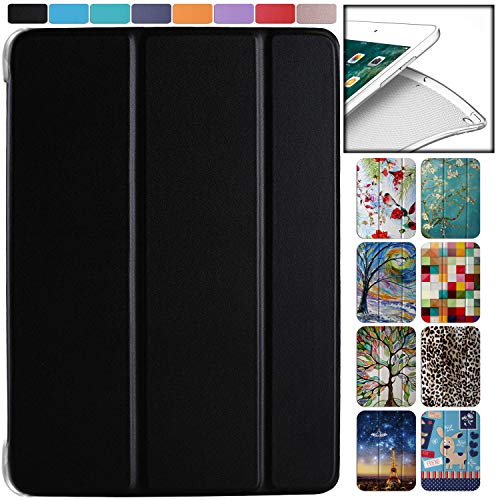 Image of DuraSafe Cases for iPad 7th 8th 9th Gen 2019 /2020 / 2021-10.2 Inch [iPad 9 8 7 ] A2602 A2270 A2197 MW762HN /A MW742HN /A MYLC2HN /A MYL92HN /A MYLA2HN /A Smart Adjustable Stand Feature Flip Case - Black