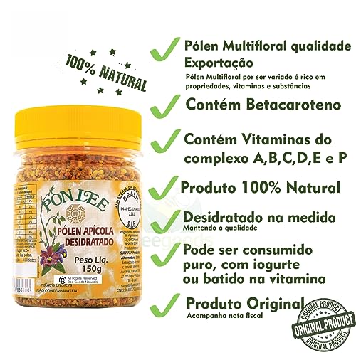 Pólen Apícola desidratado 150g Pon Lee