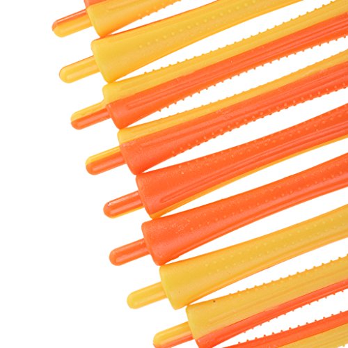 yotijar Lote 12 hastes de cabelo onduladas para salão de beleza ondulada enrolada – 1,6 x 9 cm