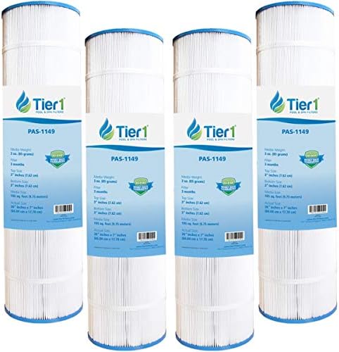 4-Pack CCP420 Pool Filter Cartridges - Replacement For Pentair Clean & Clear Plus 420, Unicel C-7471, 420 Sq.ft