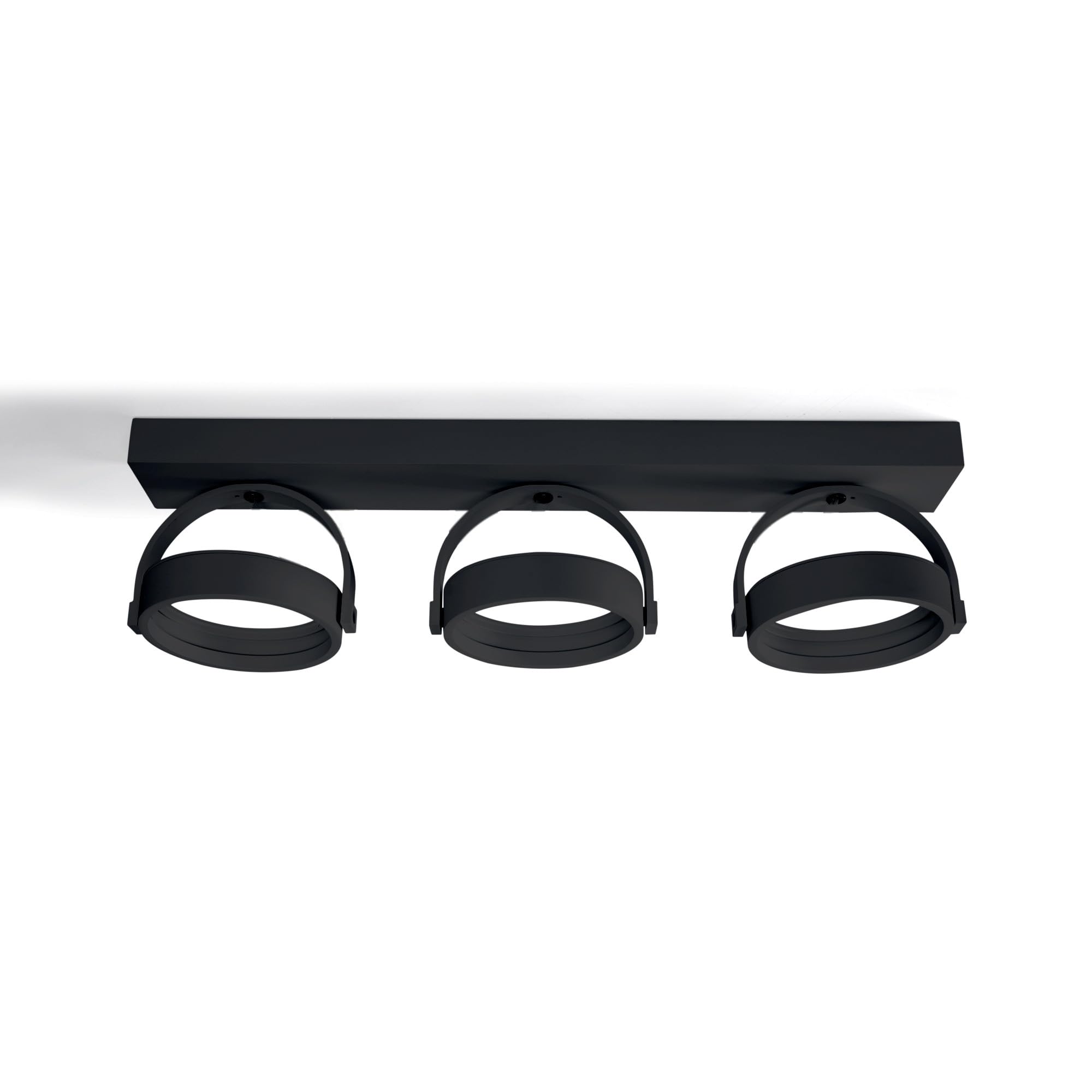 B·LED BARCELONA LED - Foco de techo triple orientable "IRIS" - 3 x AR111 GU10
