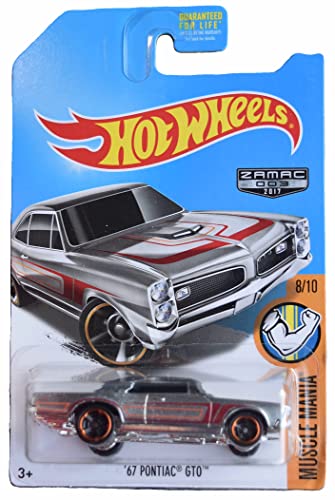Hot Wheels Zamac '67 Pontiac GTO escala 1:64 miniatura 1