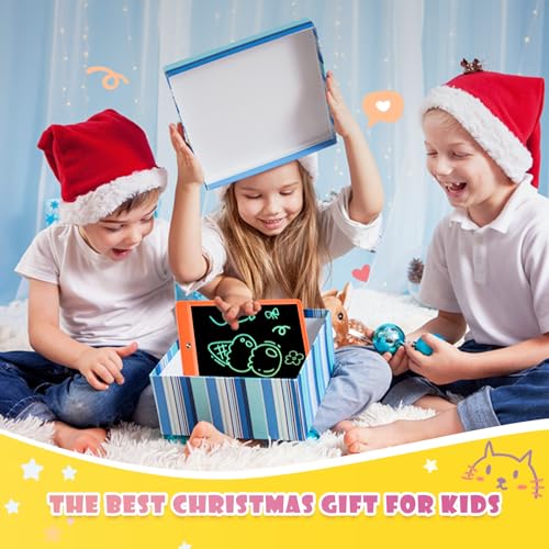 Image of EooCoo Kids LCD Writing Tablet, Mess Free Coloring Travel Toys for Toddler | 10 Inch Drawing Pad for Kids, Educational Toys Gifts for 3-8 Years Old Girls, Travel Games