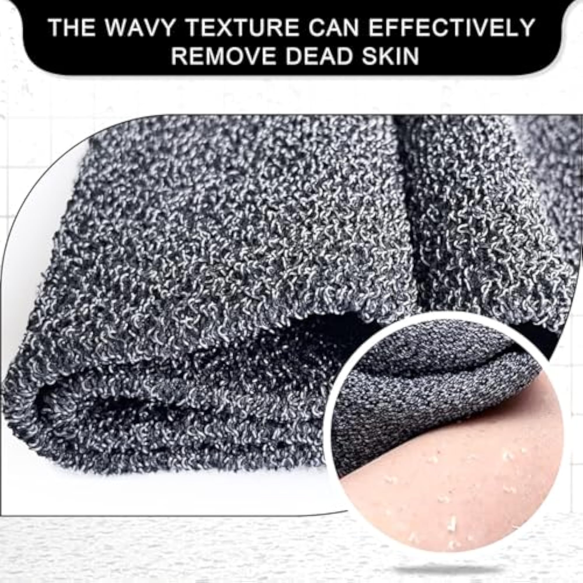 Double-Sided Bath Brush for Body Scrub, Natural Shower Brush