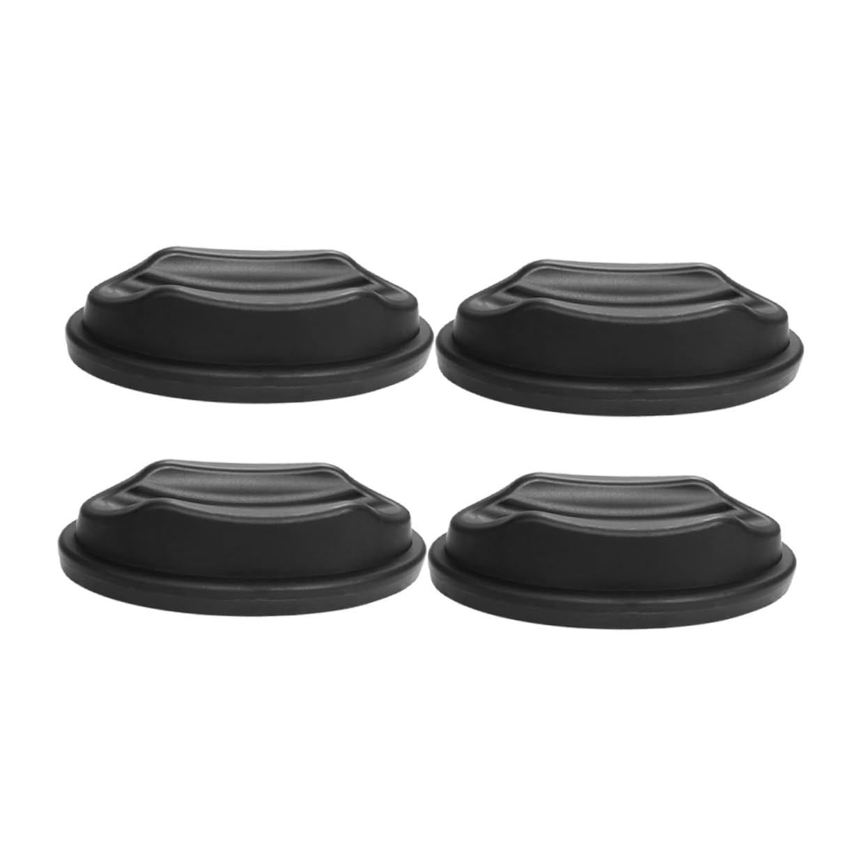 Happyyami 4 Piezas Accesorios para Bicicletas de montaña Bloque de Rueda Delantera de Bicicleta de plástico Soporte Profesional para fijación de Soporte de Rueda de Bicicleta Interior
