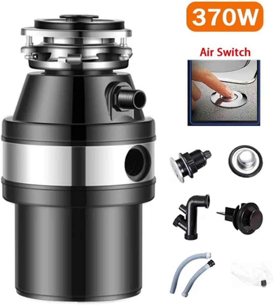 ZKK Household Food Garbage Kitchen Disposal Residue Crusher Sewer Rubbish Disposal Crusher Grinder Kitchen Sink Appliance Waste Food Domestic Disposer