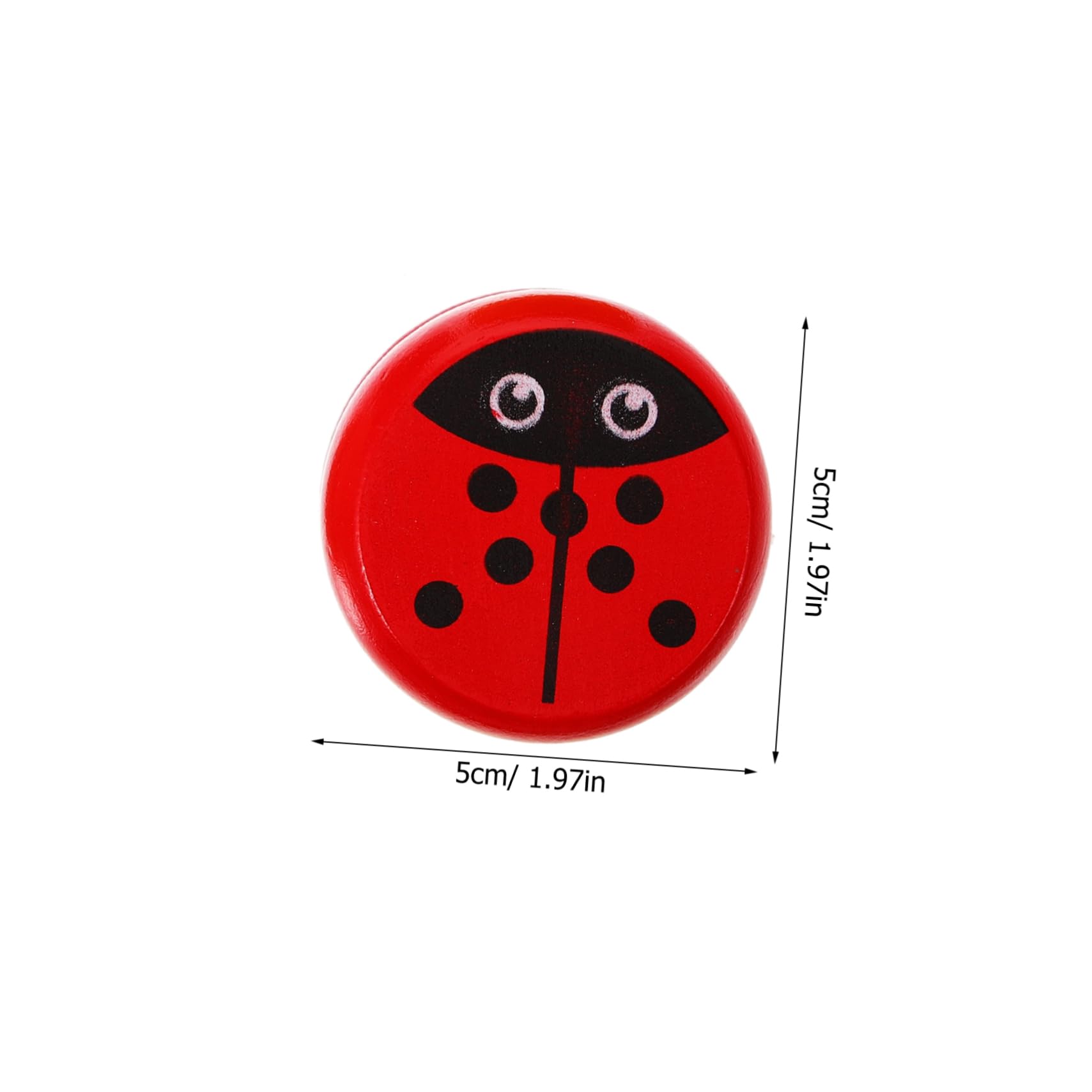 Toyvian 4pcs Yoyo Educational Wooden Yoyo Ball for Fun Plaything Colors Present for Developing Color Recognition and Wrist Strength Random Color