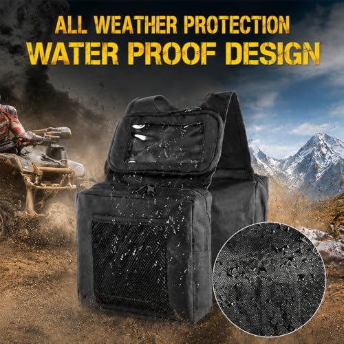 Alforja para ATV Outlander MAX 1000R 2013-2026 con bolsillo para teléfono y compartimentos para organización miniatura 2