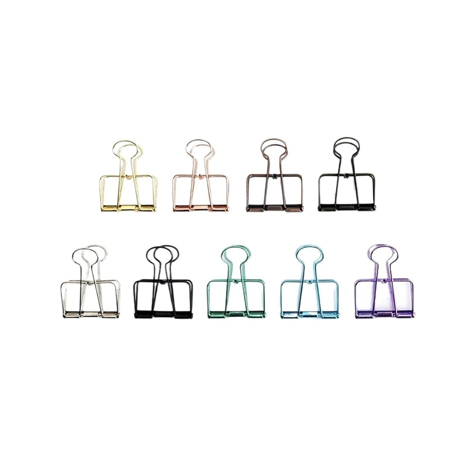 Clip for raccoglitore cavo for ricevute colorate for ufficio, libro a di rondine