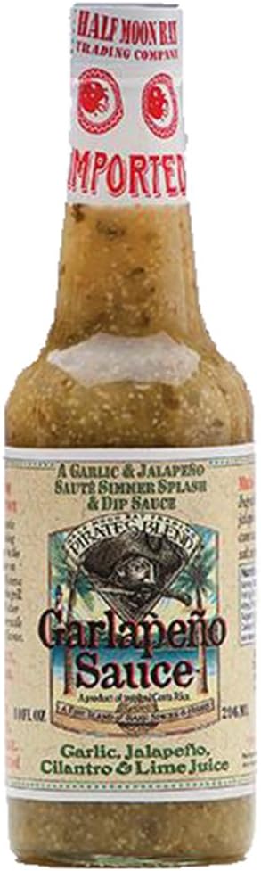 Pirates Blend 90075 Garlapeno Sauce, 10 FL. OZ