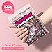 YGQQOY Rainbow Glitter, Snow Globe Tumbler Supplies with Chunky Glitter, Snowglobe Tumbler Supplies Kit for DIY Rainbow Glitter Snow Globe Tumbler Craft