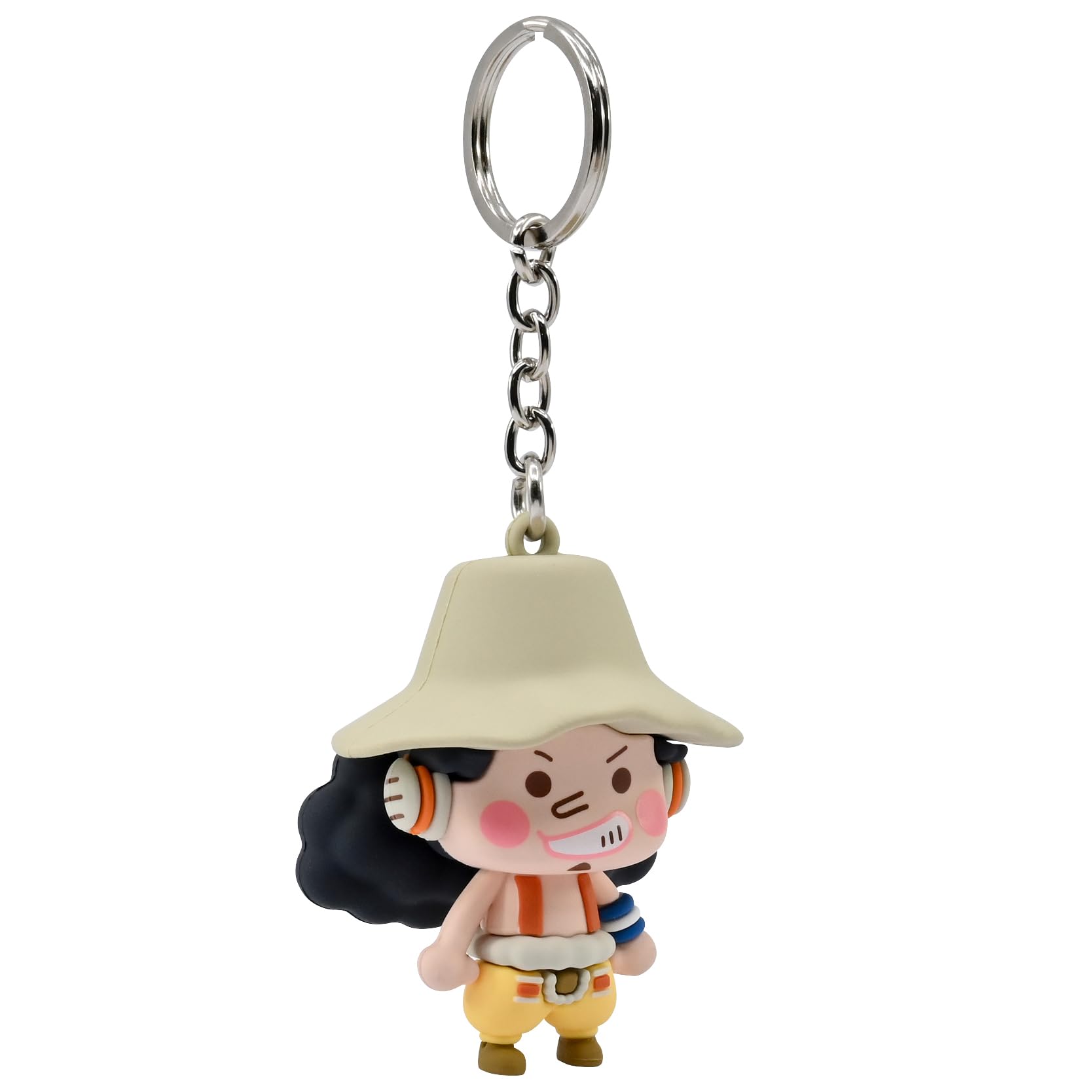 YuMe One Piece Keychain - Usopp, Multicolor, 5.5 cm x 4.6 cm x 4.5 cm - Image 2