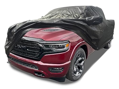 Image of CarsCover Custom Fits for 2019-2023 Dodge Ram 1500 Crew Cab Quad Cab 5.7ft Bed Box Short Bed Xtrashield Black Truck Car Cover