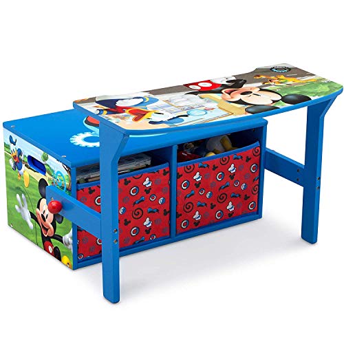 Delta Children Kids Convertible Activity Bench - Greenguard Gold Certified, Disney Mickey Mouse