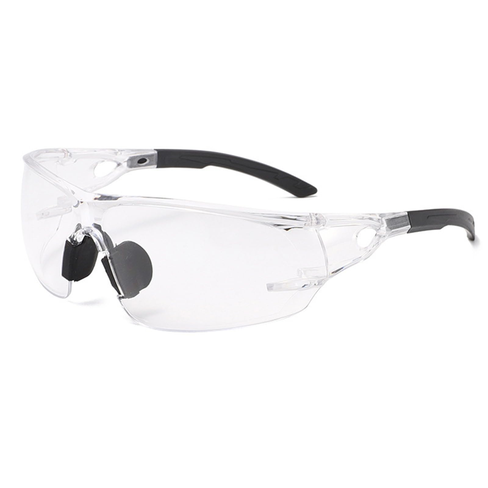 NVOQILIN High-Impact Windproof Glasses with Lens – Motorcycle, Construction & Lab Use – Splash & Sand Windproof Dustproof Cycling Glasses