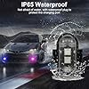 4PCS Wireless LED Strobe Lights with Remote Control, 8 Colors USB Charing Waterproof Anti-Collision Led Emergency Warning Lights for Car Motorcycle Drone Aircraft Bike #3