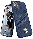 adidas Phone Case Compatible with iPhone 11 Case, Originals Moulded Ultrasuede Fully Protective...