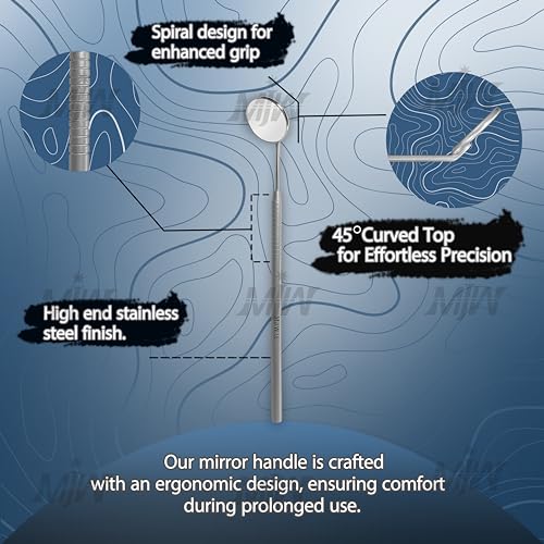 Superficie frontale dello specchio dentale con 3