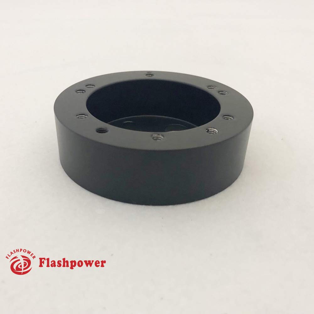 1 In Wheel Adapters 1.5 Inch Black Extension For 5 Hole Steering Wheel To 3 Hole Hub Wheel Hub Adaptor