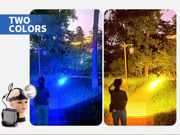 Miniatura 4 de Luces de caza de Coon de alta potencia, sensor de movimiento Minería LED faro para cazadores, Super brillante de alto lúmenes recargable, linterna