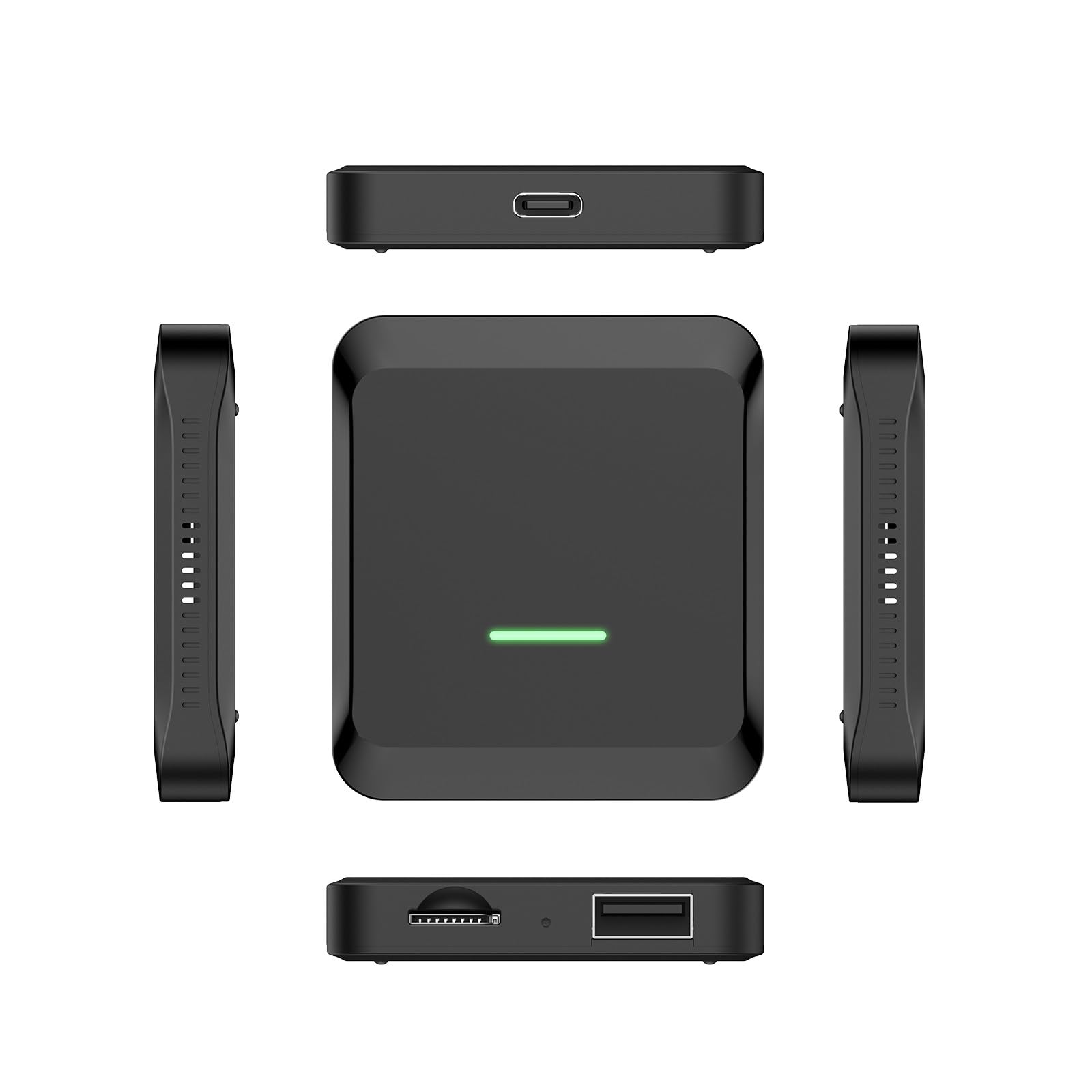 ZYWUOY Wireless per Carplay per Android Adattatore Auto, AI Box per Auto Wired, 4GB+32GB per Android 13