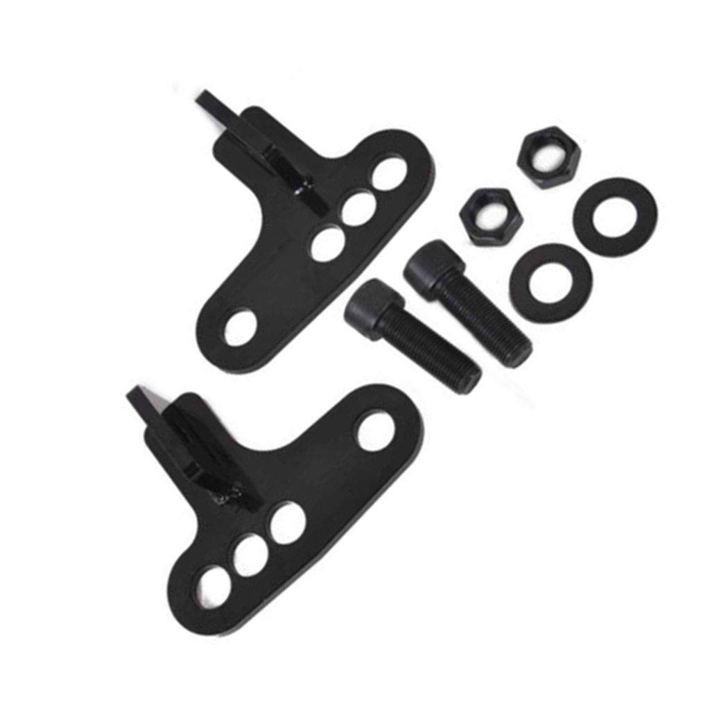 Kit d'abaissement arrière réglable pour moto Harley Sportster 1200 883 Noir 2,5-7,6 cm