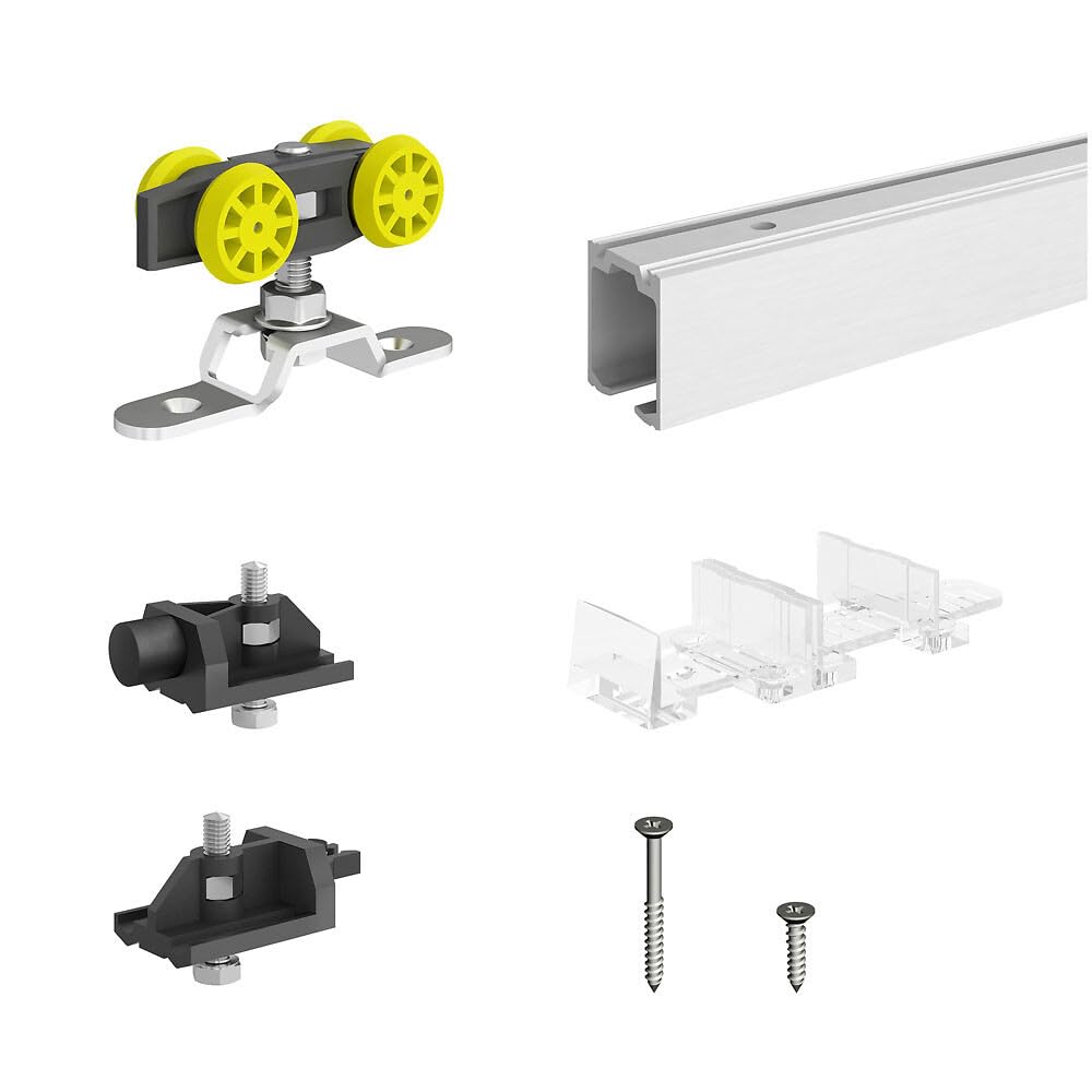 Système coulissant SLID'UP 160 pour 1 porte jusqu'à 900 mm - rail 1,​8 m - 60 kg