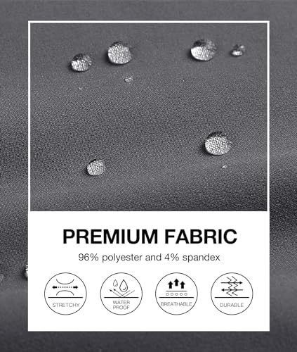 PULI Masculino Calças de Golfe Masculinas Vestido Elástico Calças Slim Fit À Prova D'Água Confortáv