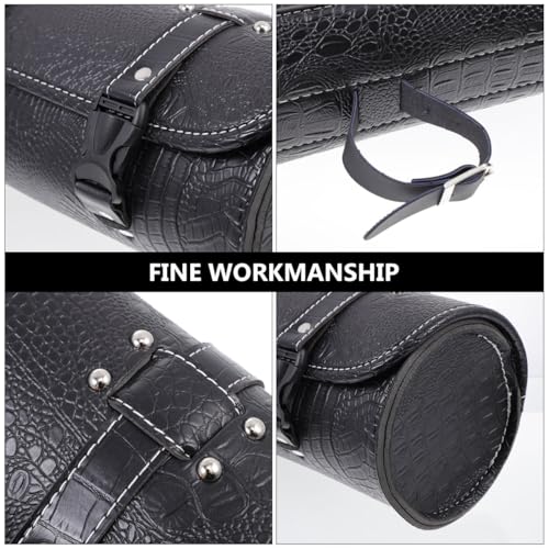 Maleta trasera para motocicleta patrón de cocodrilo PACKOVE bolso de equipaje delantero y trasero para montar en motocicleta cruiser miniatura 6