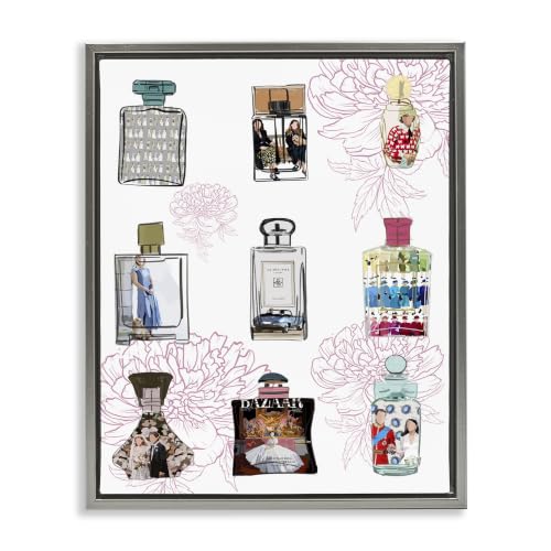 Image of 'Polished Perfume Stylish Luxury Fashion'| Floating Frame Canvas Art
