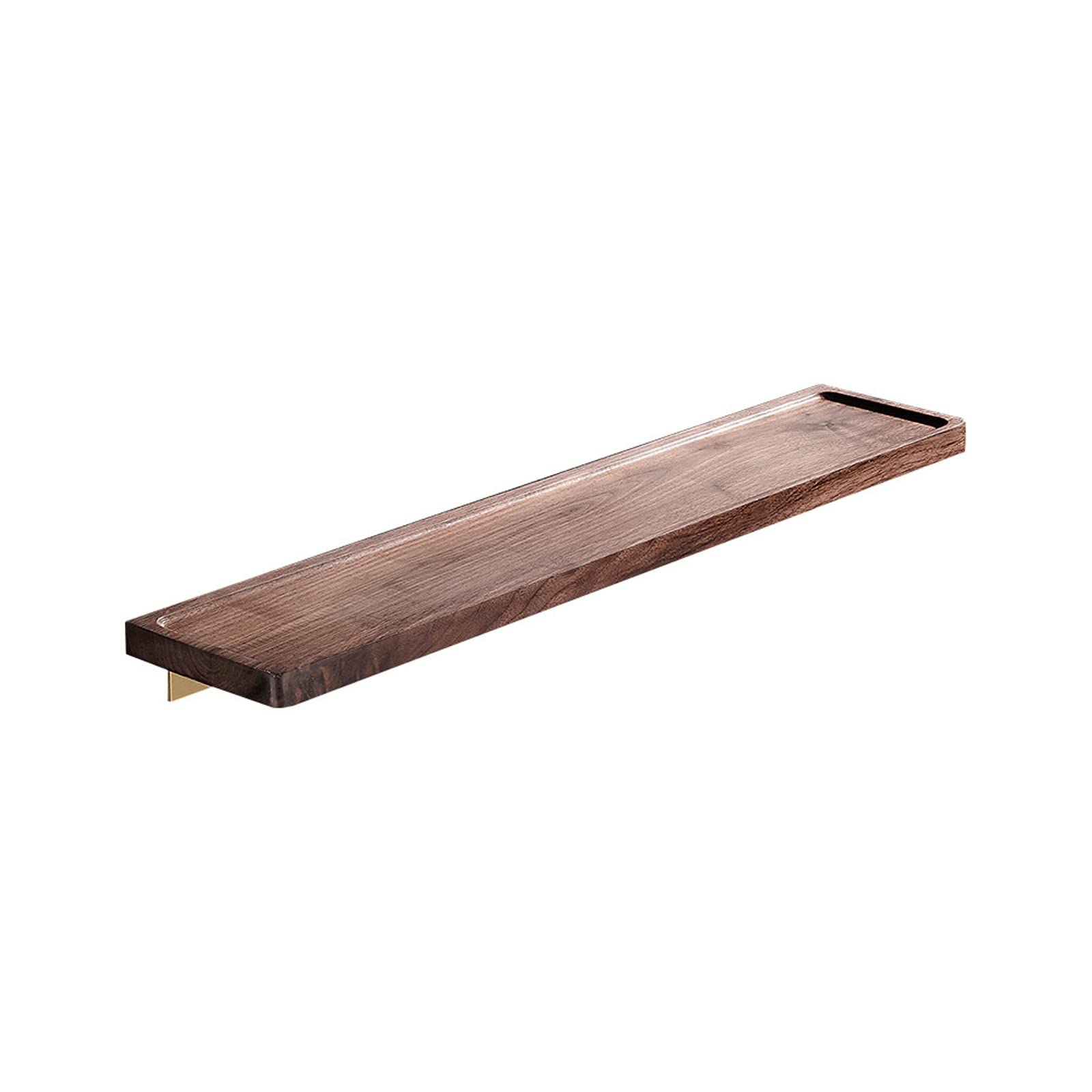 Drill-Free Quick-Dry Shower Shelf - Rustproof Shower Caddy Rustic Style Brown 11 8 2 60cm Ideal for Bathroom