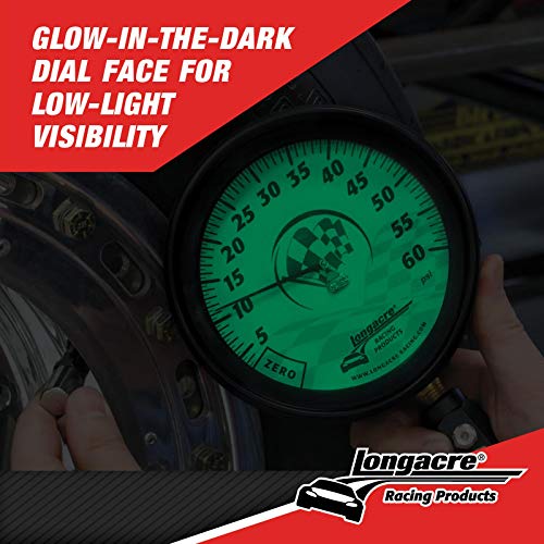 Longacre 52-52000 Pro Precision 4-1/2 Tire Gauge, 0-60Psi #TOP4