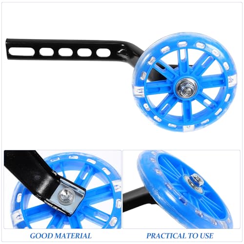 Ruedas de Entrenamiento Alasum para Bicicleta, 2 piezas, Ajustables, con Luz, Estabilizadores Auxiliares para Bicicleta miniatura 3