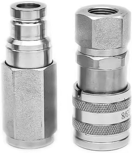 Male & Female Flat Face Coupler Kit 153-2994 153-2995 Applicable for Caterpillar CAT Excavator Loader Truck