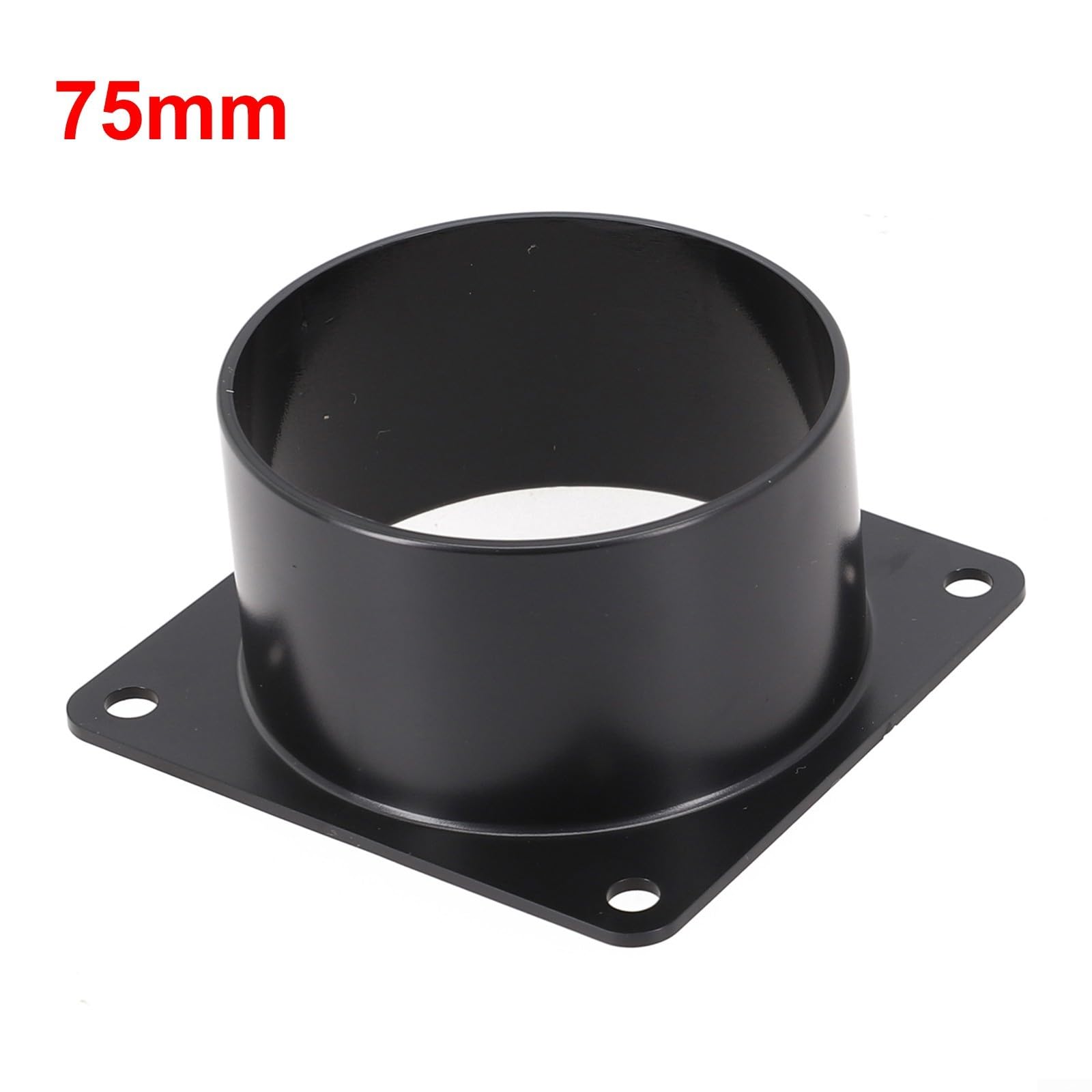 Connettore per condotto dell'aria in plastica, flangia per pannello e parete, connettore dritto per riscaldamento e raffreddamento, raccordi per tubi del di ventilazione (75 mm)