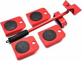 Heavy-Duty Furniture Rollers – Move Up To 700 Lbs, 360° Rotation, Self-Adjusting Base