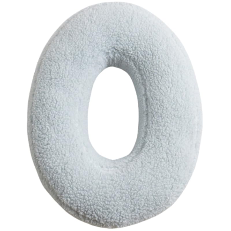 YongXinMY Cojín decorativo suave con letra 3D de lana de cordero del alfabeto de lana de cordero, suave almohada de peluche con inicial de la A a la Z, para sofá, sala de estar, cama, jardín, balcón,
