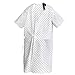 TALVANIA Unisex Patient Gown Hospital Gowns, Back Ties, Fits Up To XXL