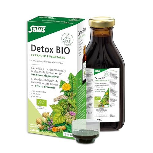 Salus – Detox Bio Fórmula Herbal, en Formato de 250 ml, con triple acción Depurativa, Drenante y Antioxidante para la Eliminación de Toxinas