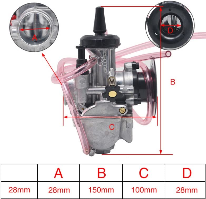 Amazon | PWK 28Φ タイプ キャブレター 高品質 ZSDTRP | キャブレター