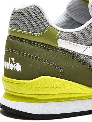 Diadora Baskets Vert 101.177715 style rétro avec semelle souple