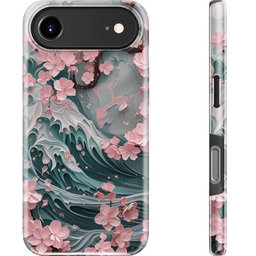 Coque silicone iPhone 17 Air rigide double couche antichoc BlossomSurf