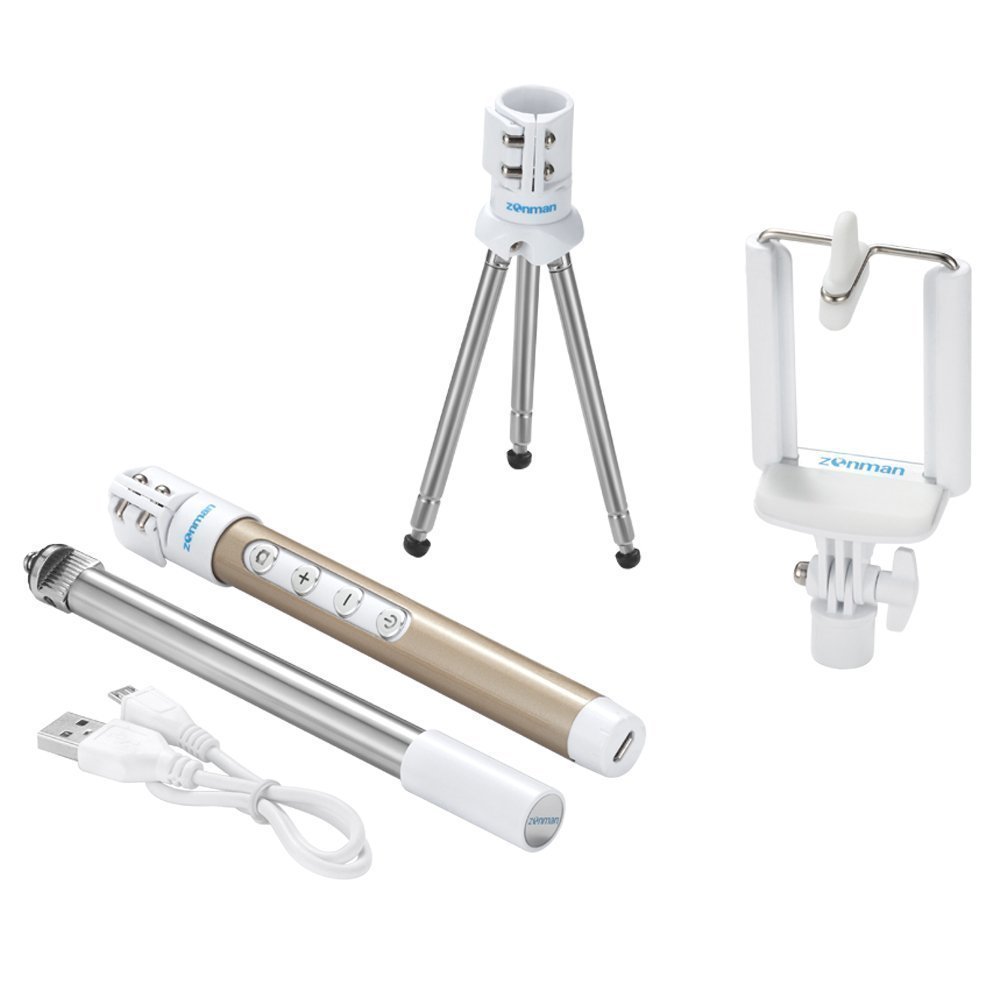 Zonman Holder for iPhone/Samsung Galaxy - Retail Packaging - Gold