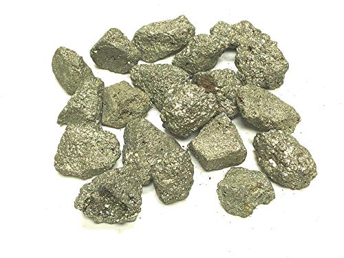 Zentron Crystal Collection: Natural Rough Pyrite Fools Gold 1 Pieces (1/2 Pound)